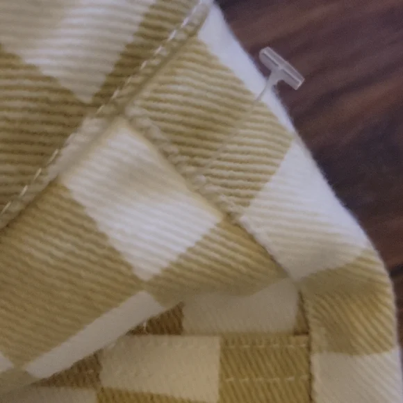 RSQ Yellow and White Checkered Mini Skirt - Picture 2 of 4